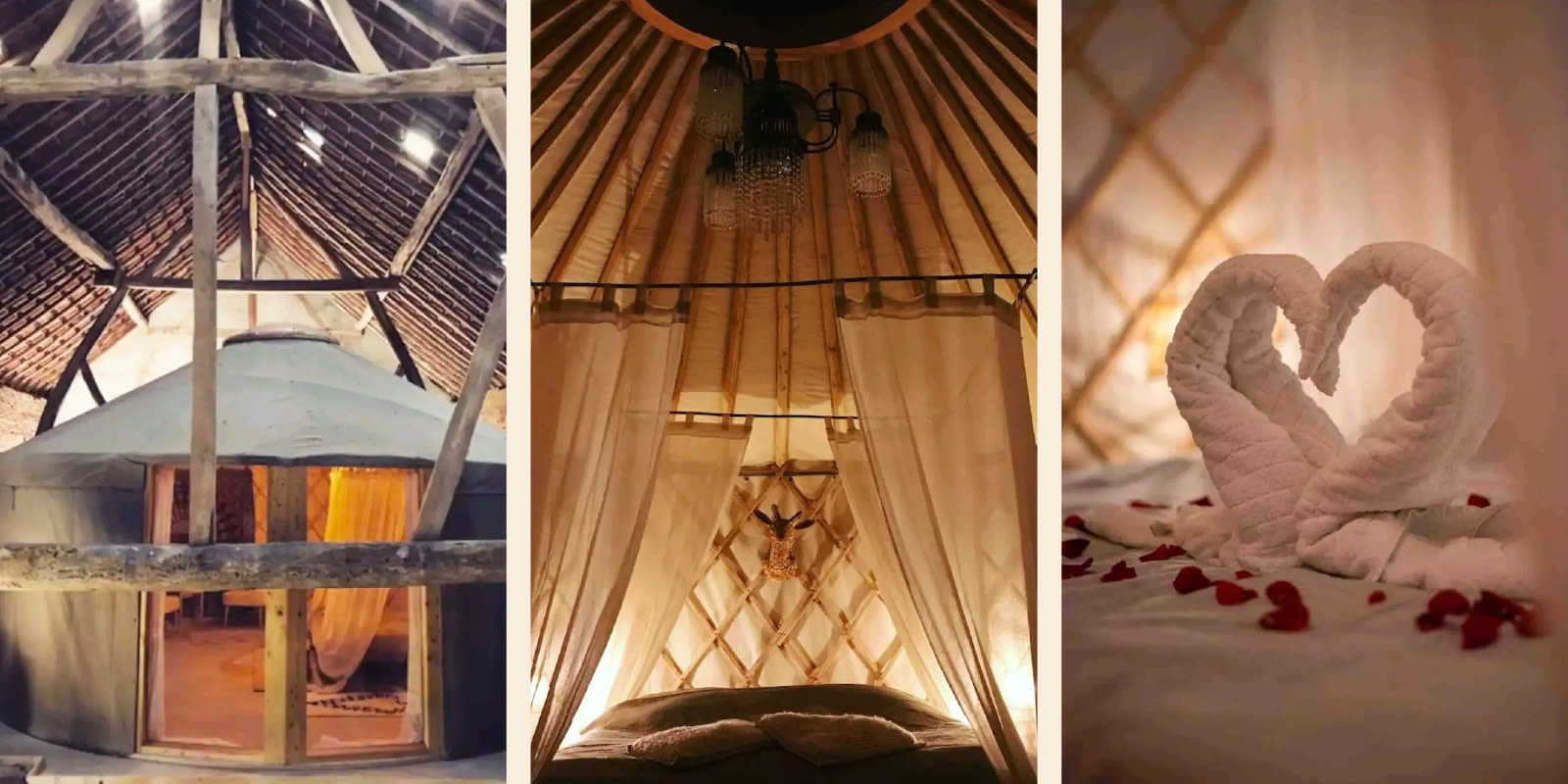 This luxurious yurt in the Netherlands is a perfect romantic glamping getaway